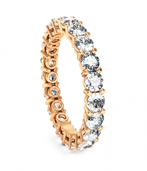 Кольцо с бриллиантами (Мод. 637)